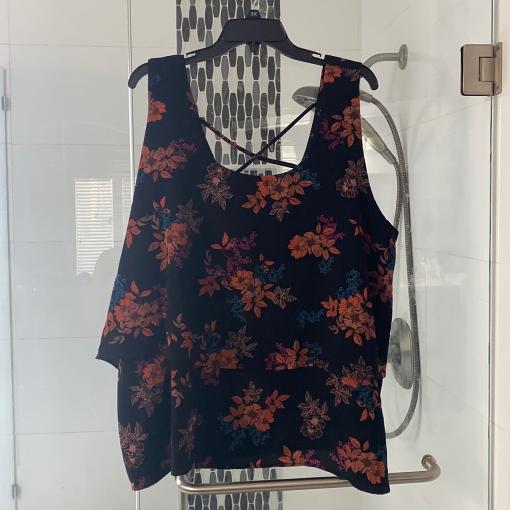Torrid Floral Tank Size 3